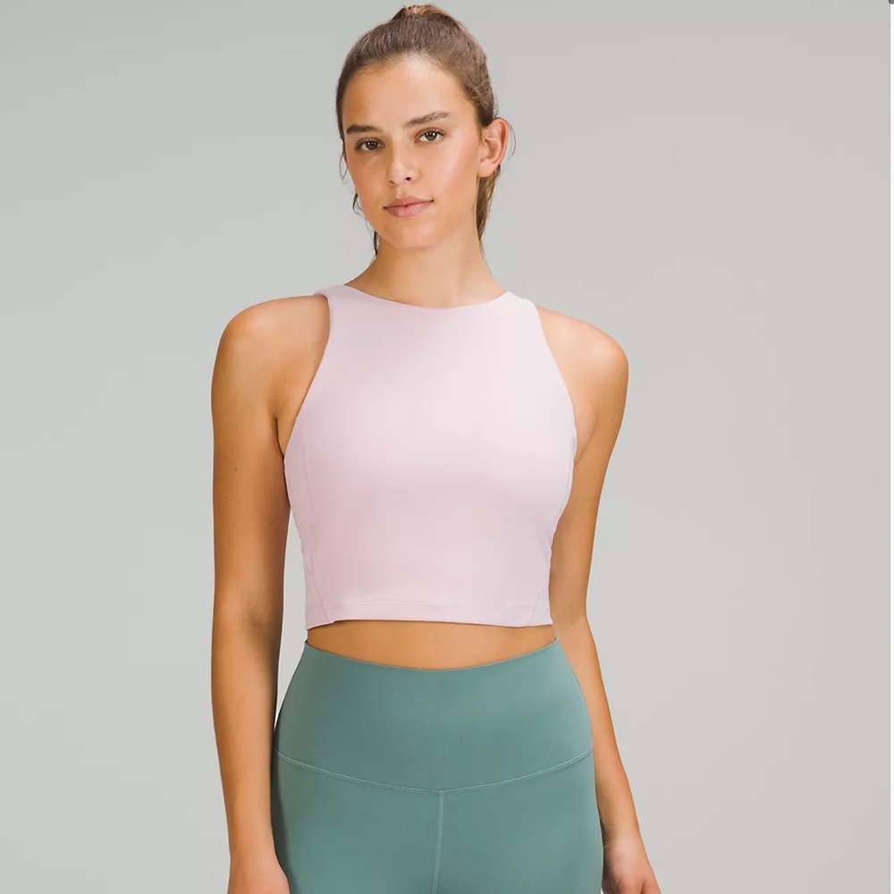 Lululemon high neck align tank (peony)